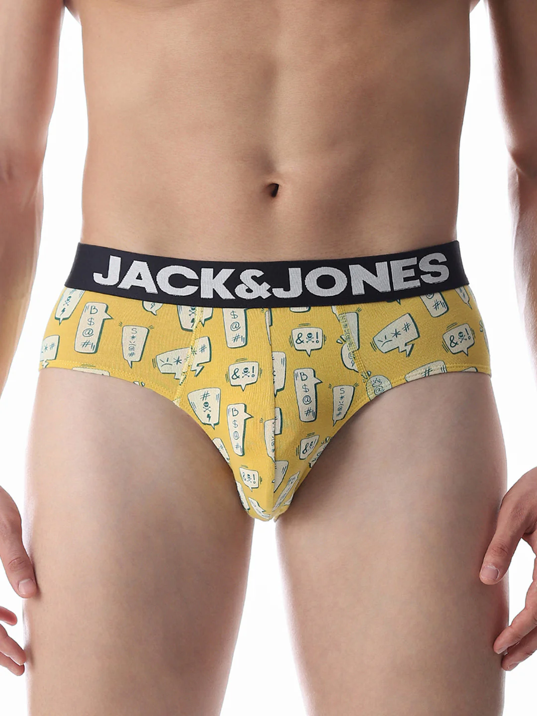 Yellow Printed Briefs