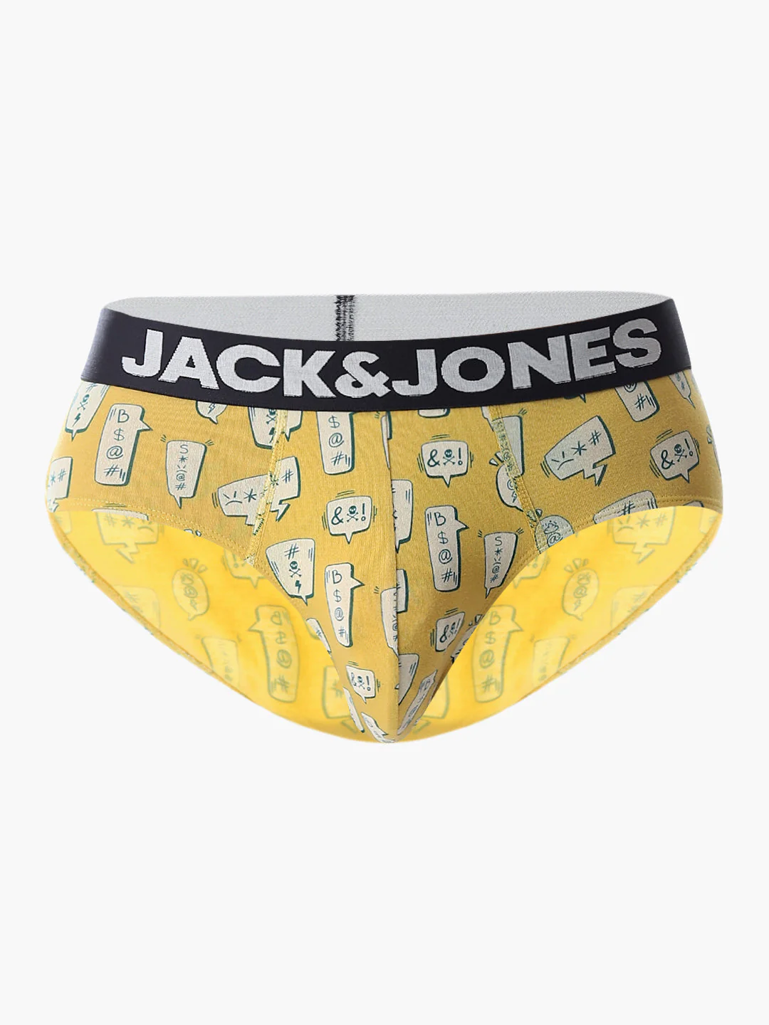 Yellow Printed Briefs - Image 6