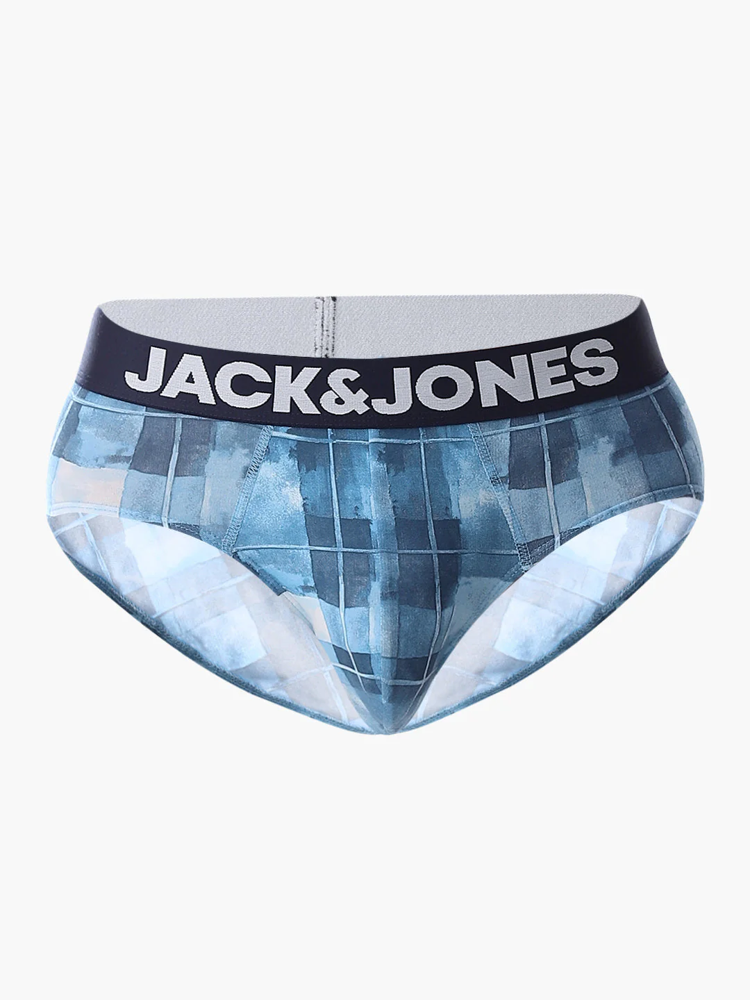 Blue Check Print Briefs - Image 6