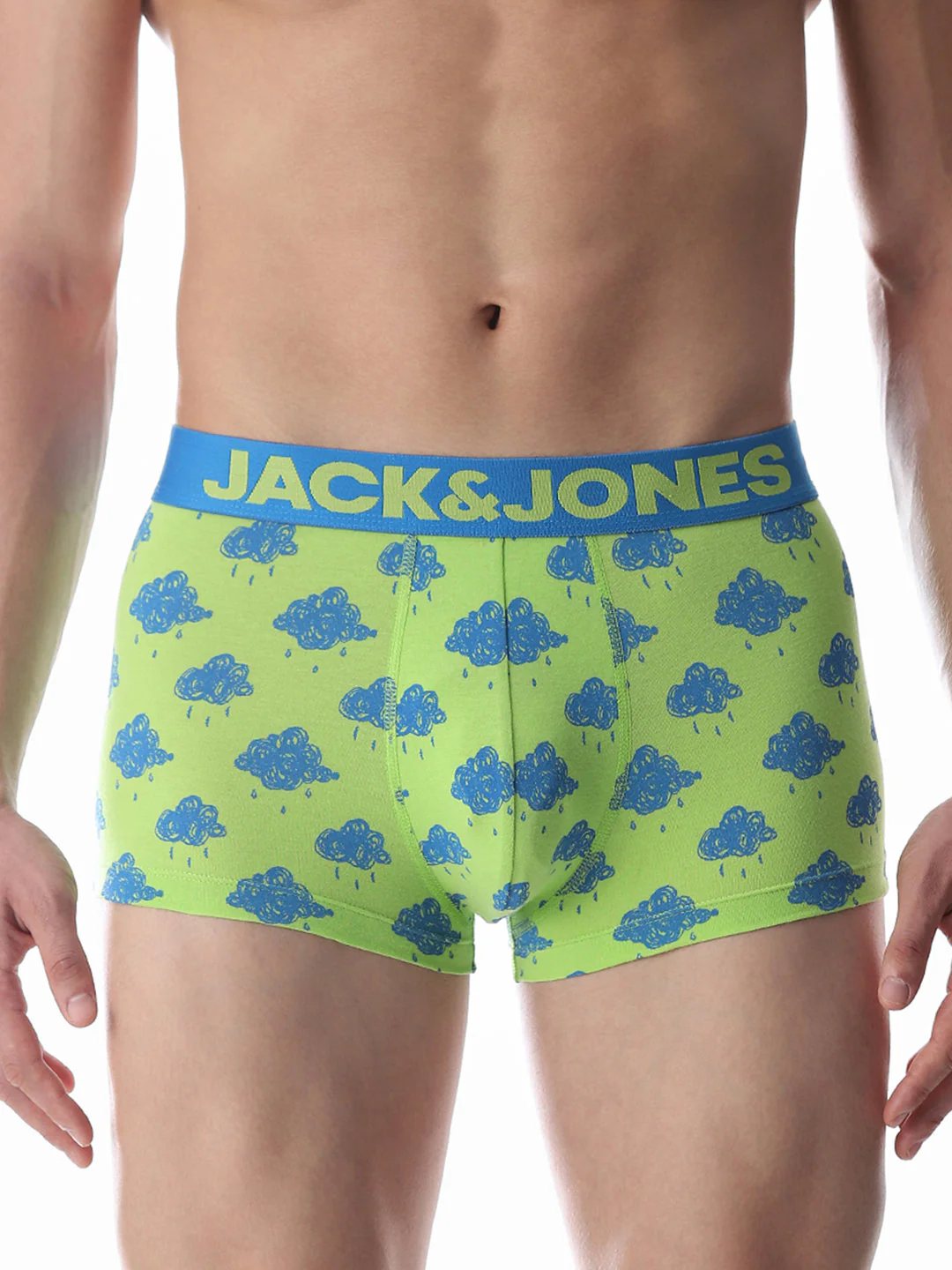 Green Cloud Printed Trunks