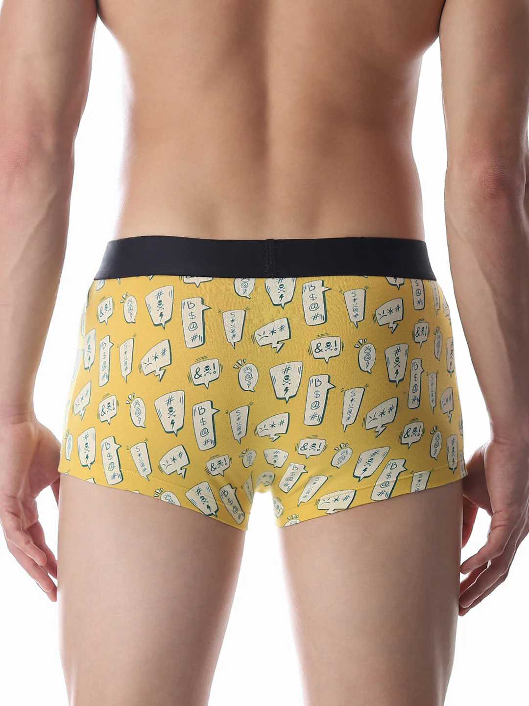 Yellow Printed Trunks - Image 3