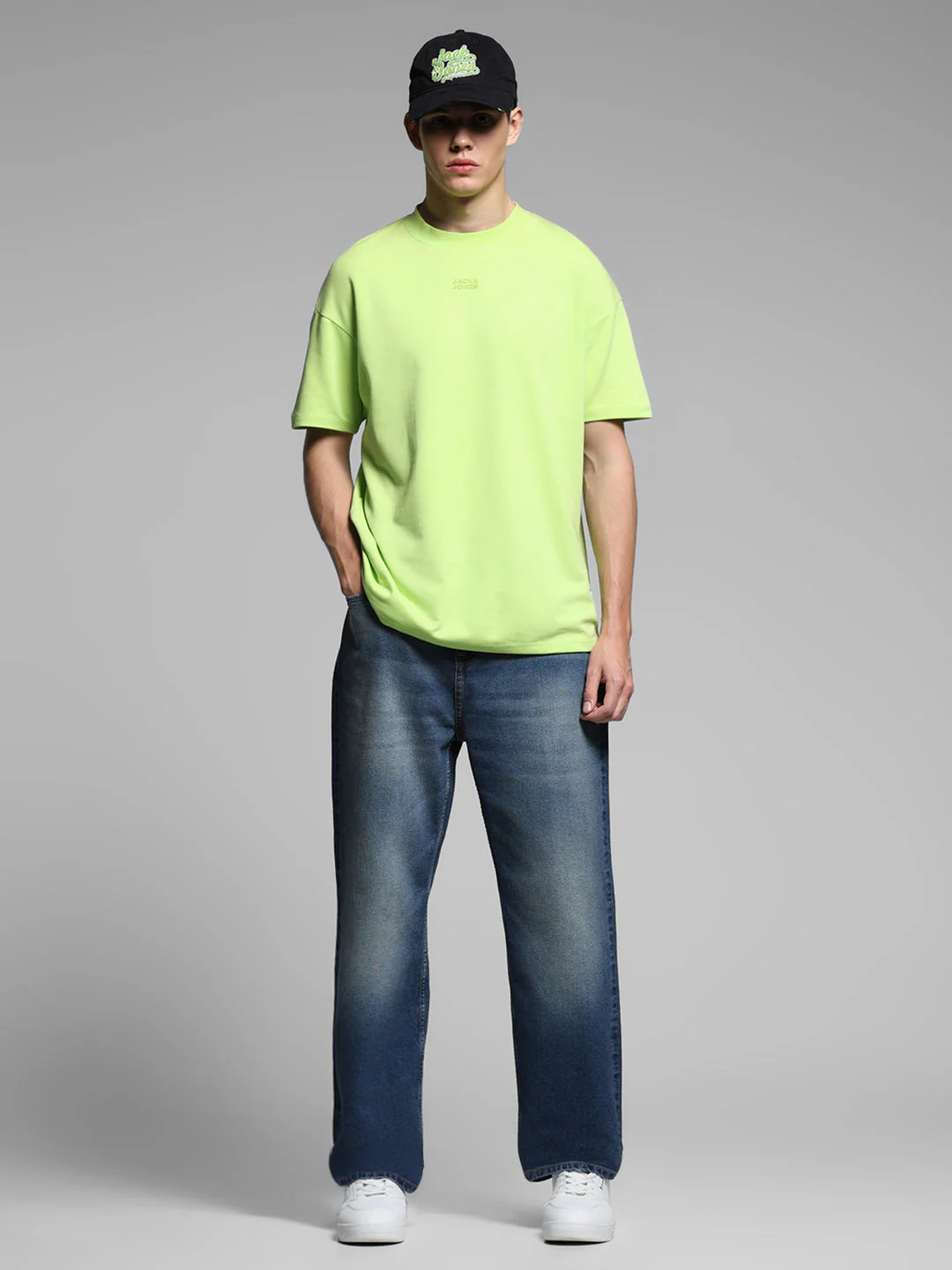 High Rise Dario Loose Fit Jeans - Blue - Image 6