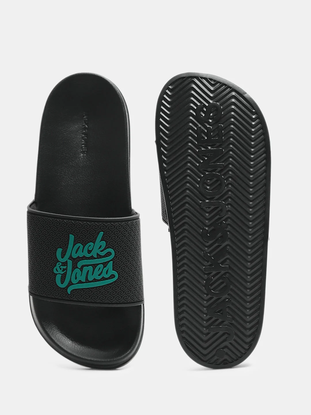 Black Textured Pool Sliders - Image 5