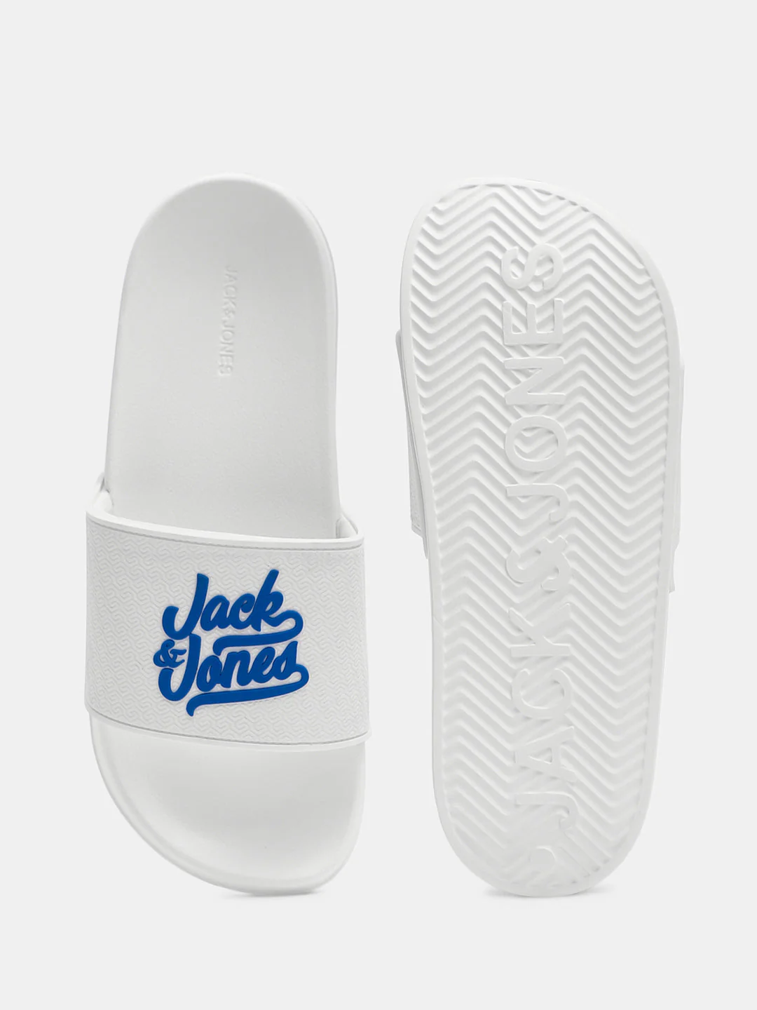 White Textured Pool Sliders - Image 5