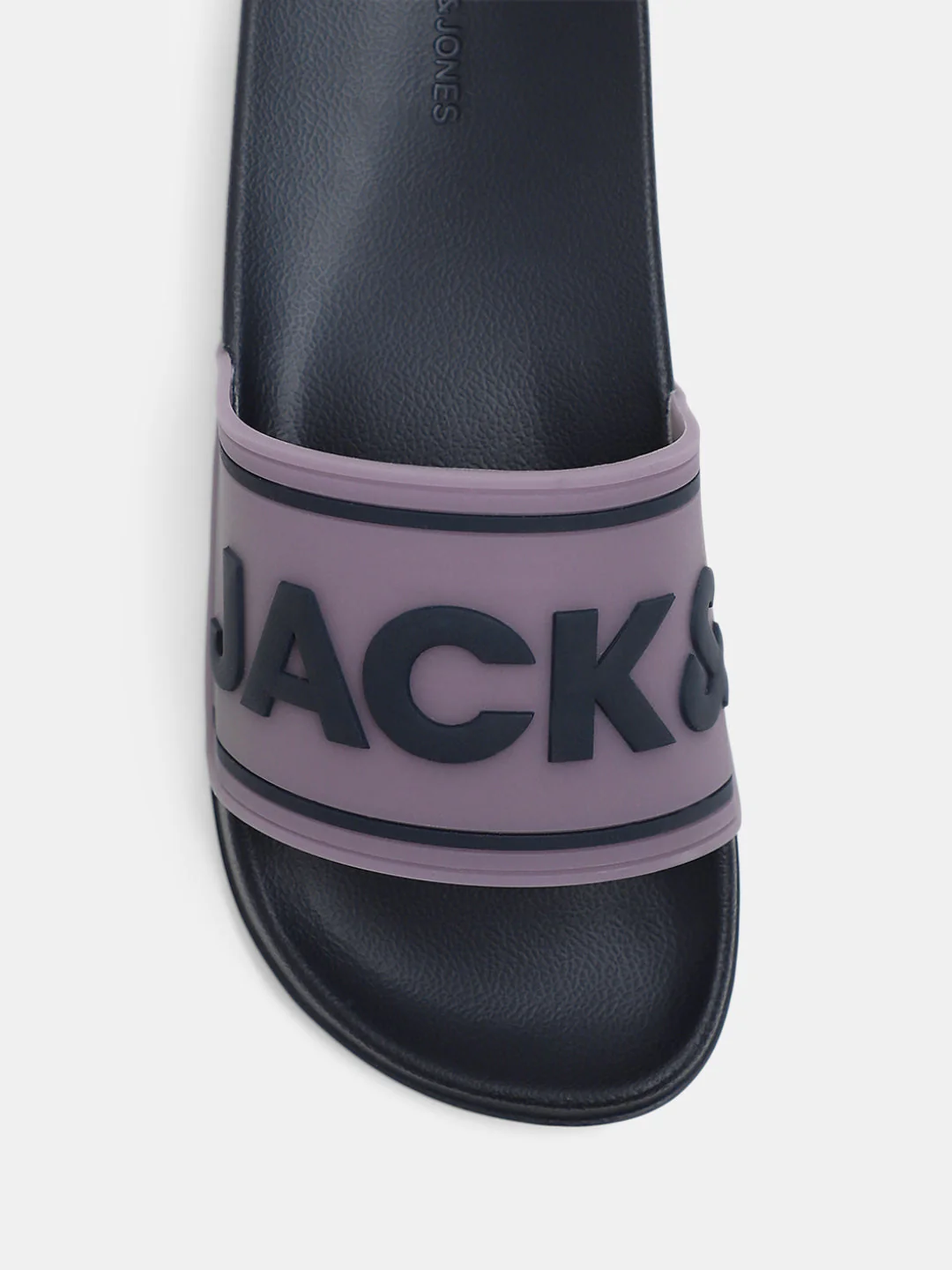 Navy Blue Logo Print Pool Sliders - Image 7