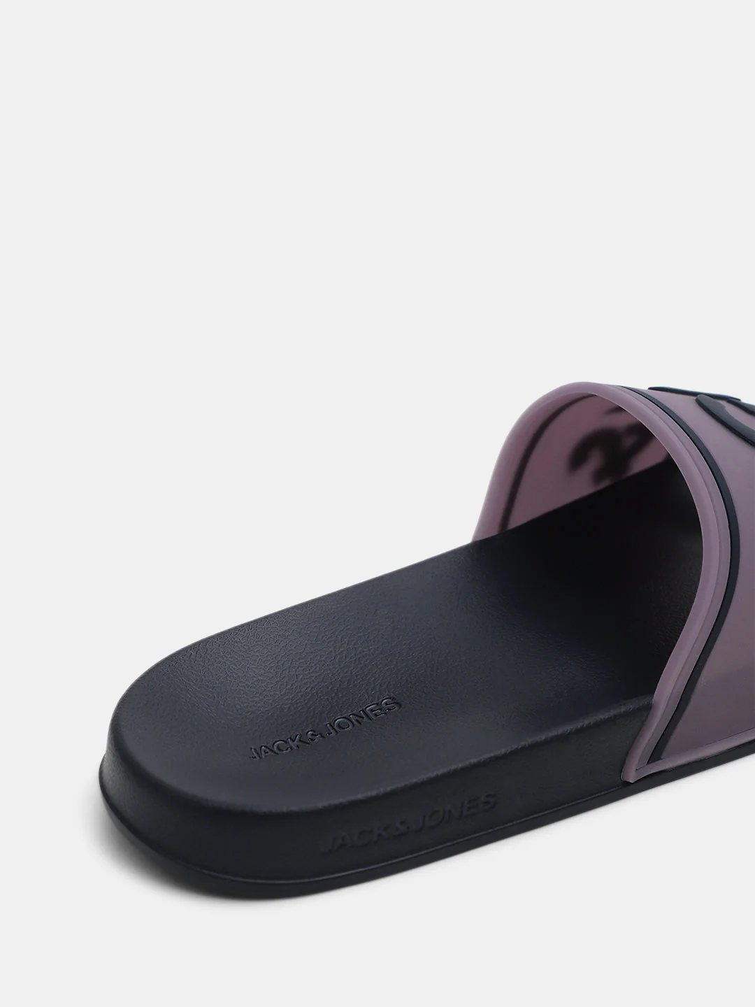 Navy Blue Logo Print Pool Sliders - Image 8