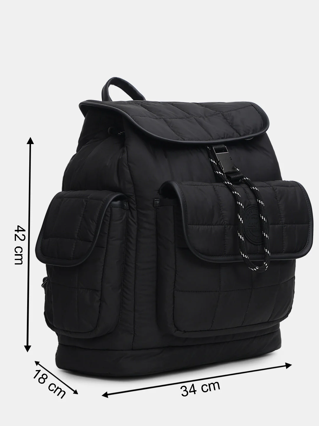 Black Puffer Backpack - Image 7