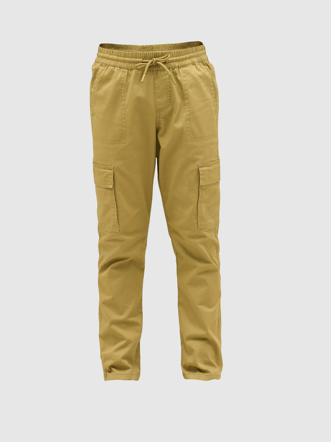 Boys Khaki Patch Pocket Cargo Pants - Image 7