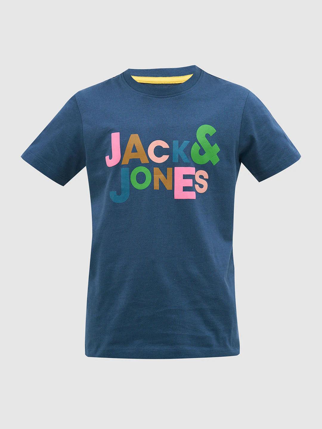Dark Blue Logo Text T-Shirt - Image 7