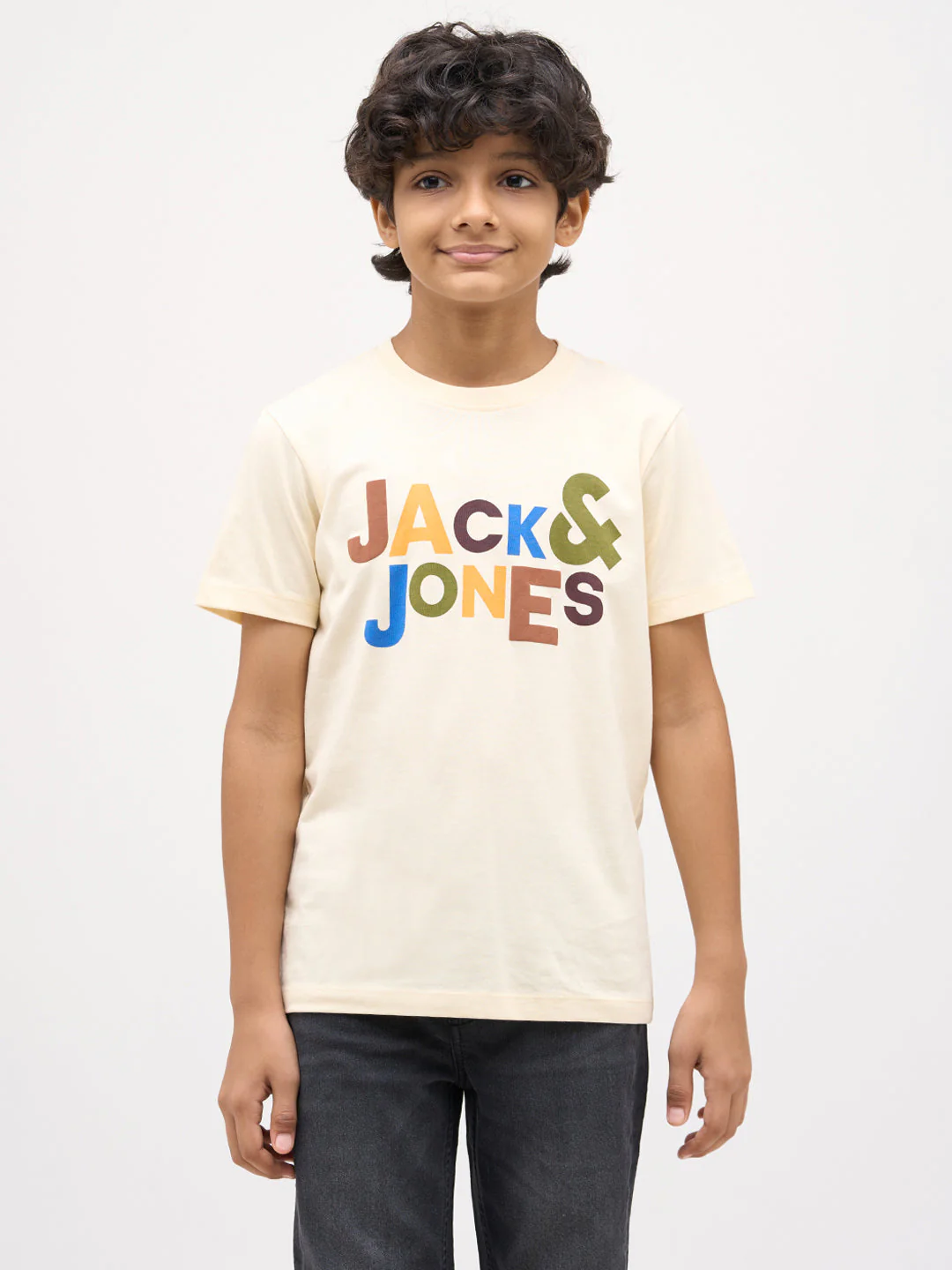 Logo Text Print T-shirt - Image 2