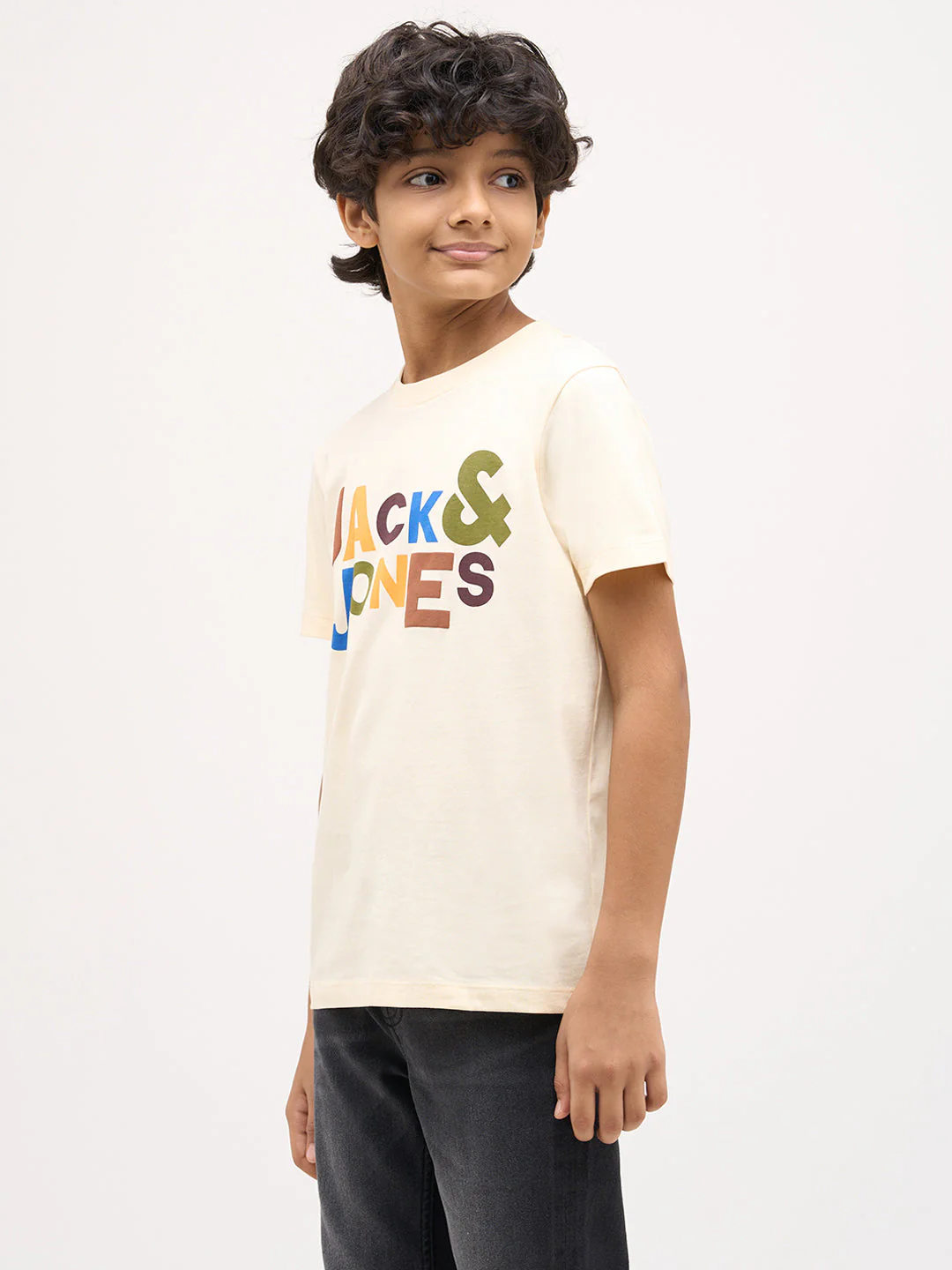 Logo Text Print T-shirt - Image 3
