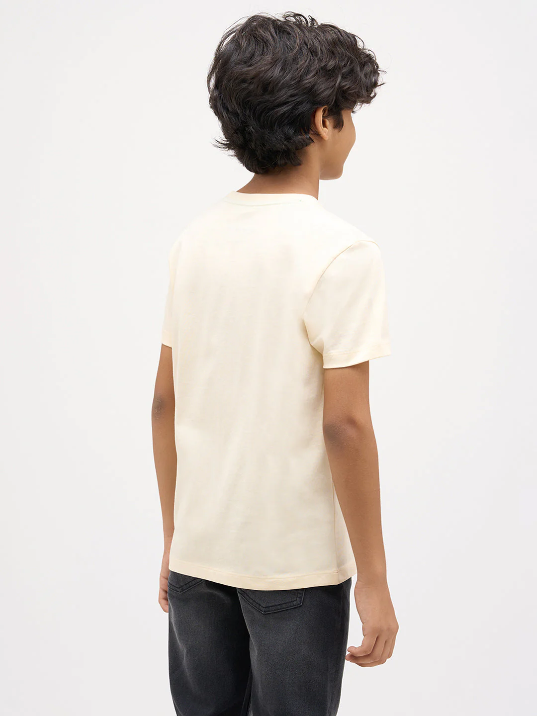 Logo Text Print T-shirt - Image 4