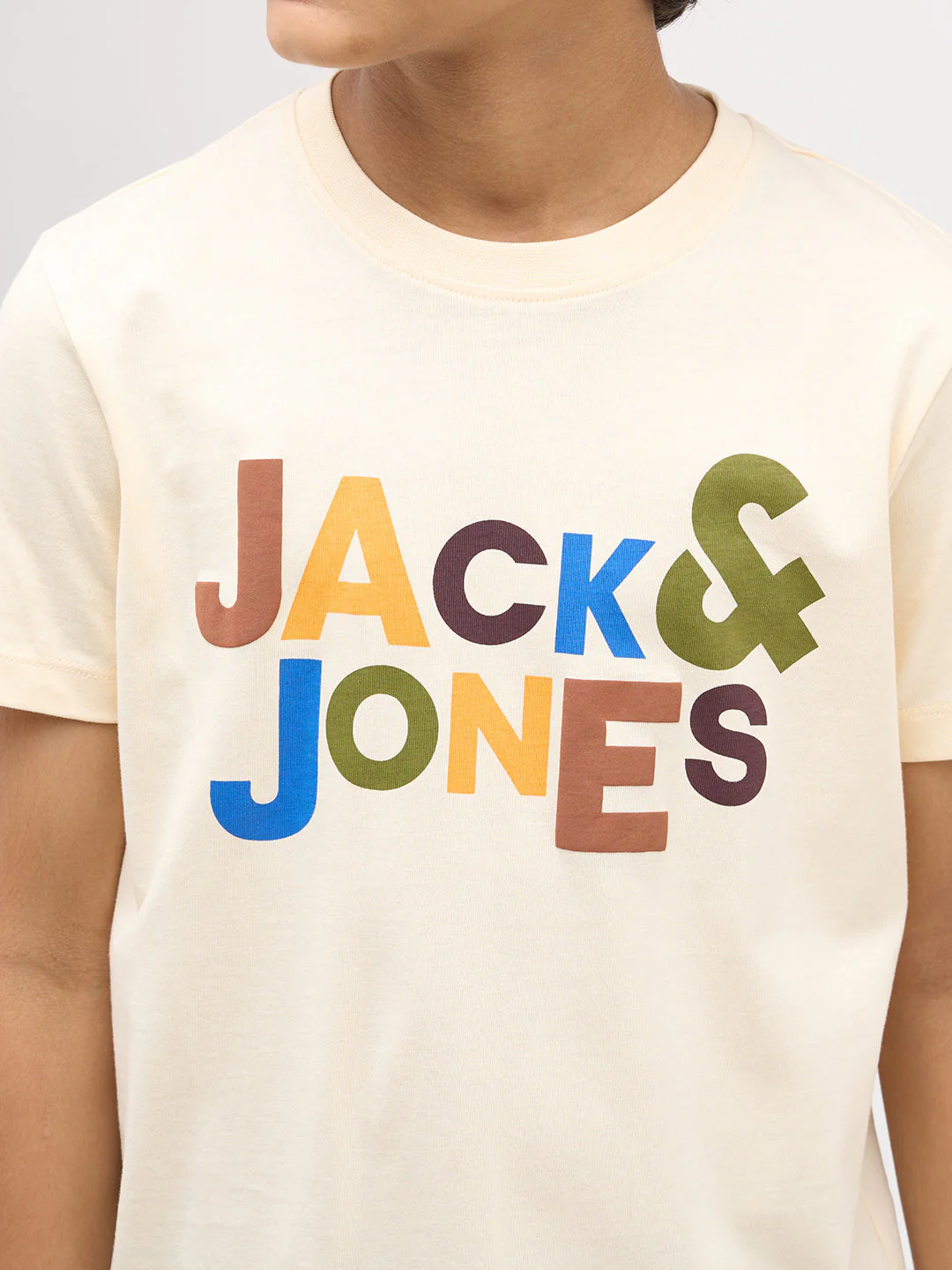 Logo Text Print T-shirt - Image 6
