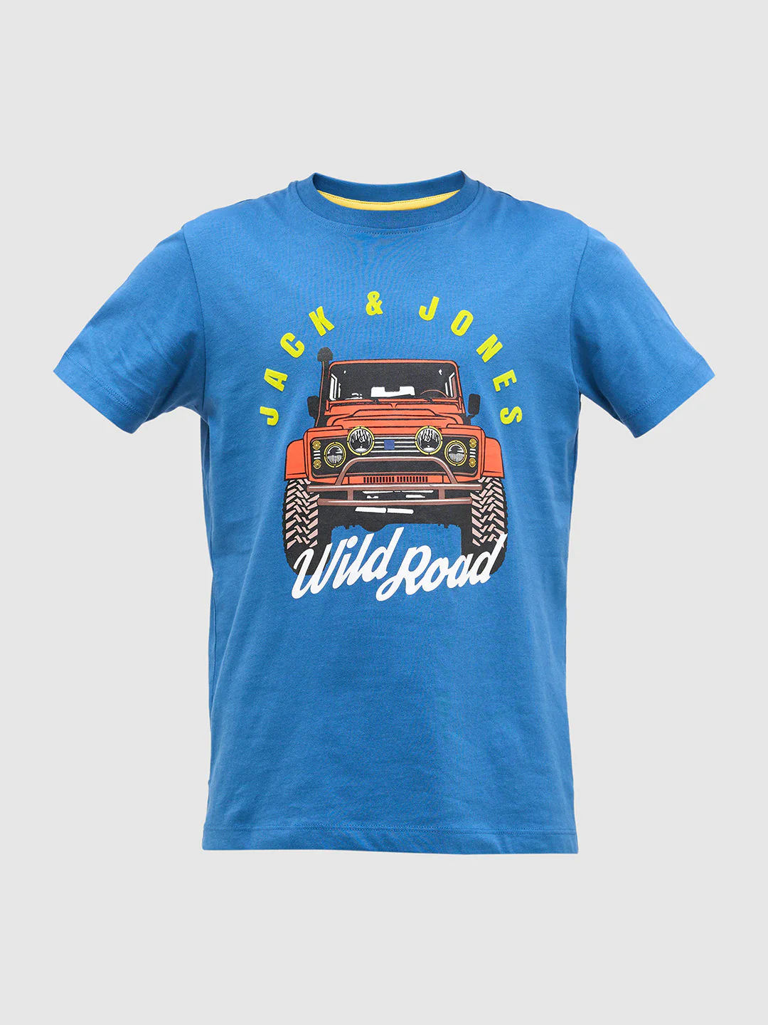 Blue Printed Cotton T-Shirt - Image 7