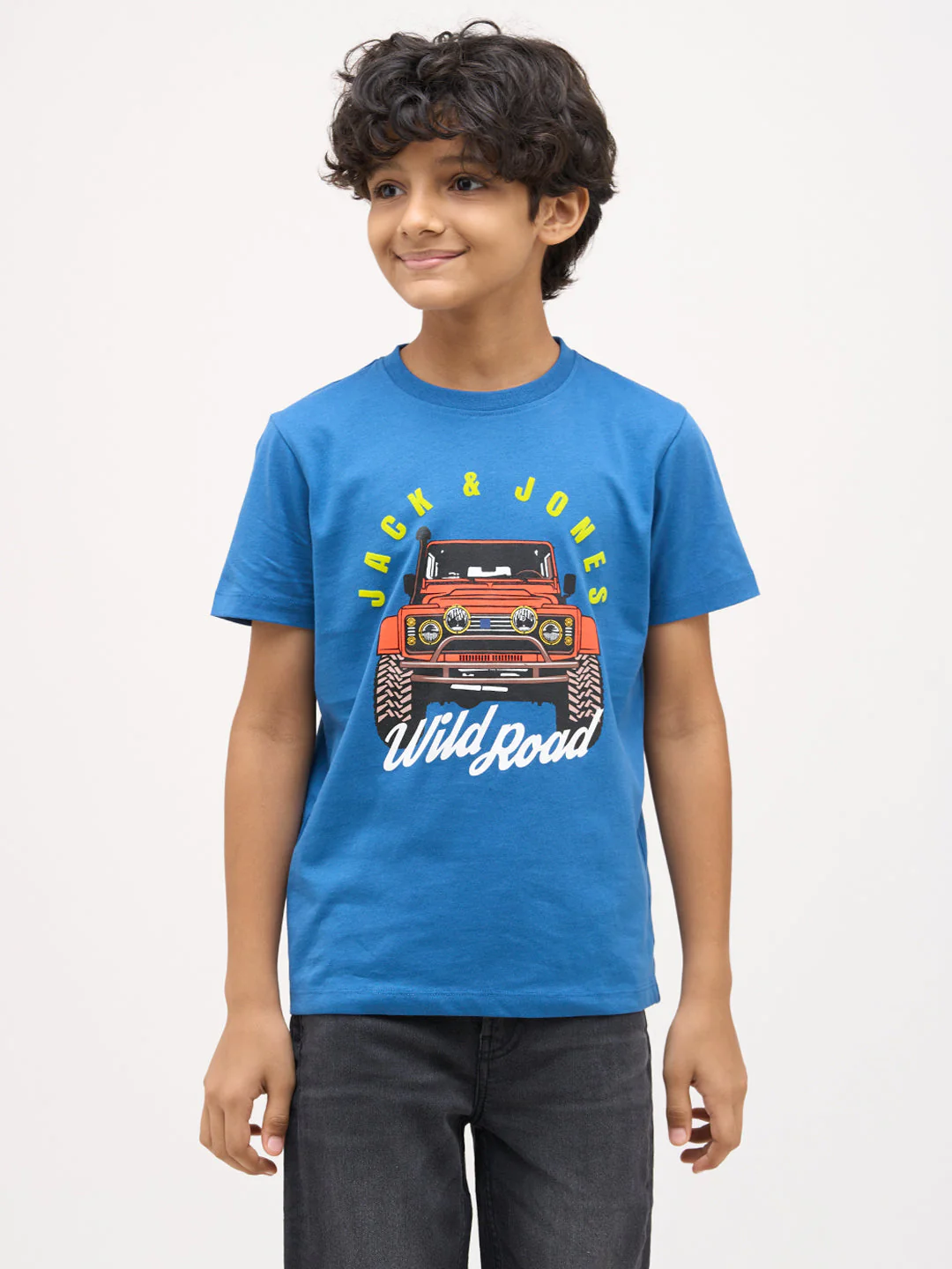 Boys Car Print Cotton T-shirt - Image 2