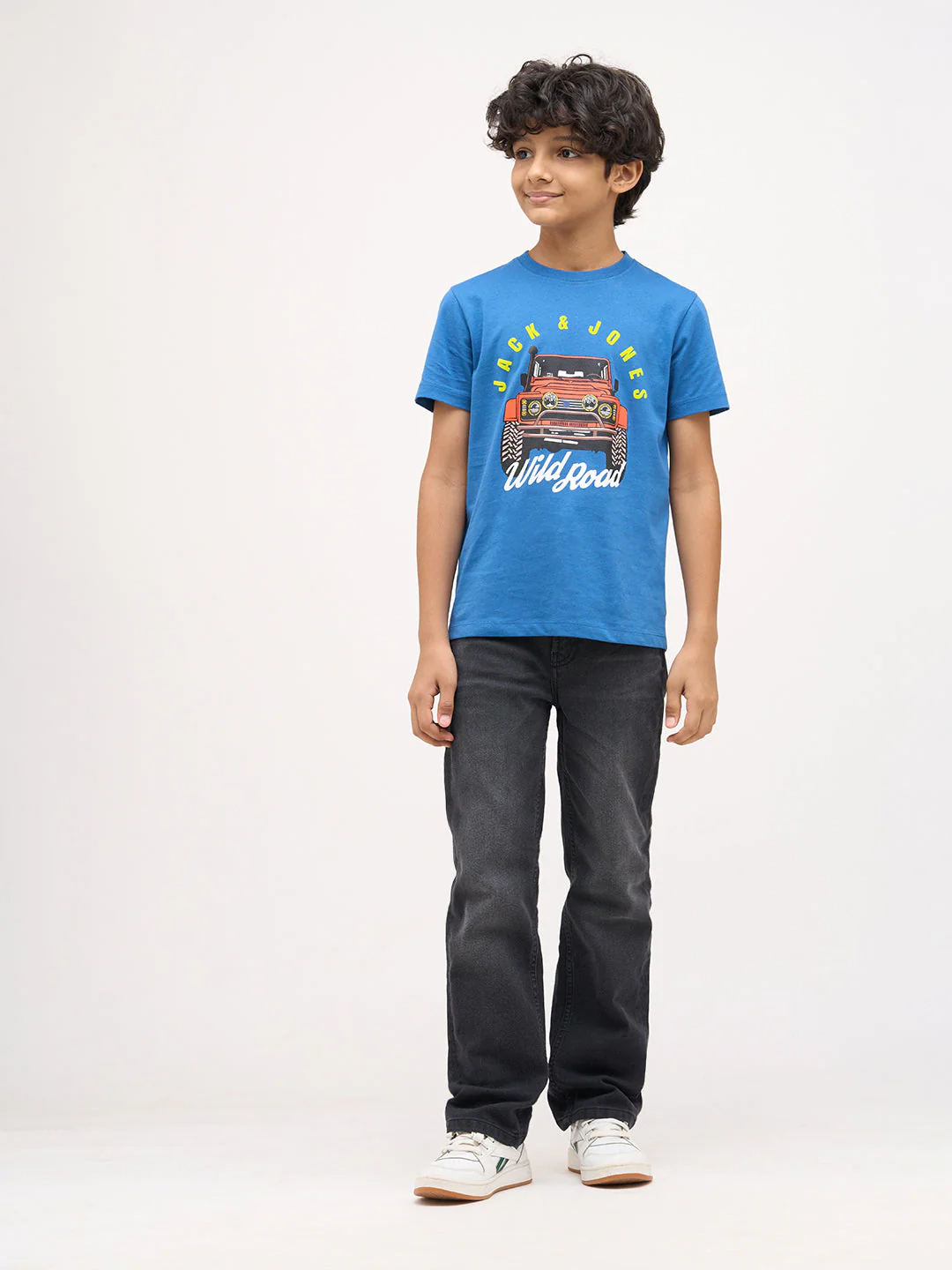 Boys Car Print Cotton T-shirt - Image 5