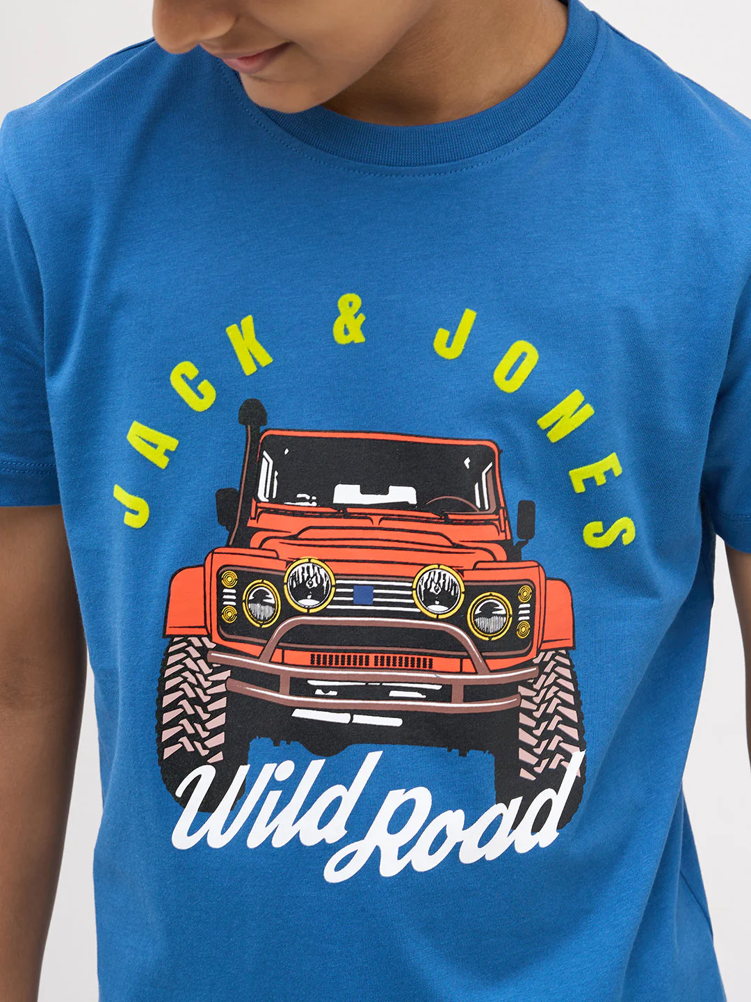 Boys Car Print Cotton T-shirt - Image 6