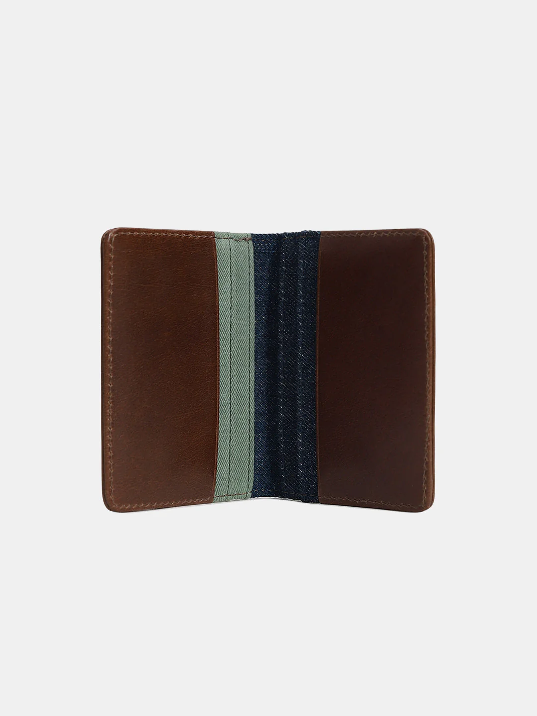 Dark Brown Leather Card Holder - Image 3