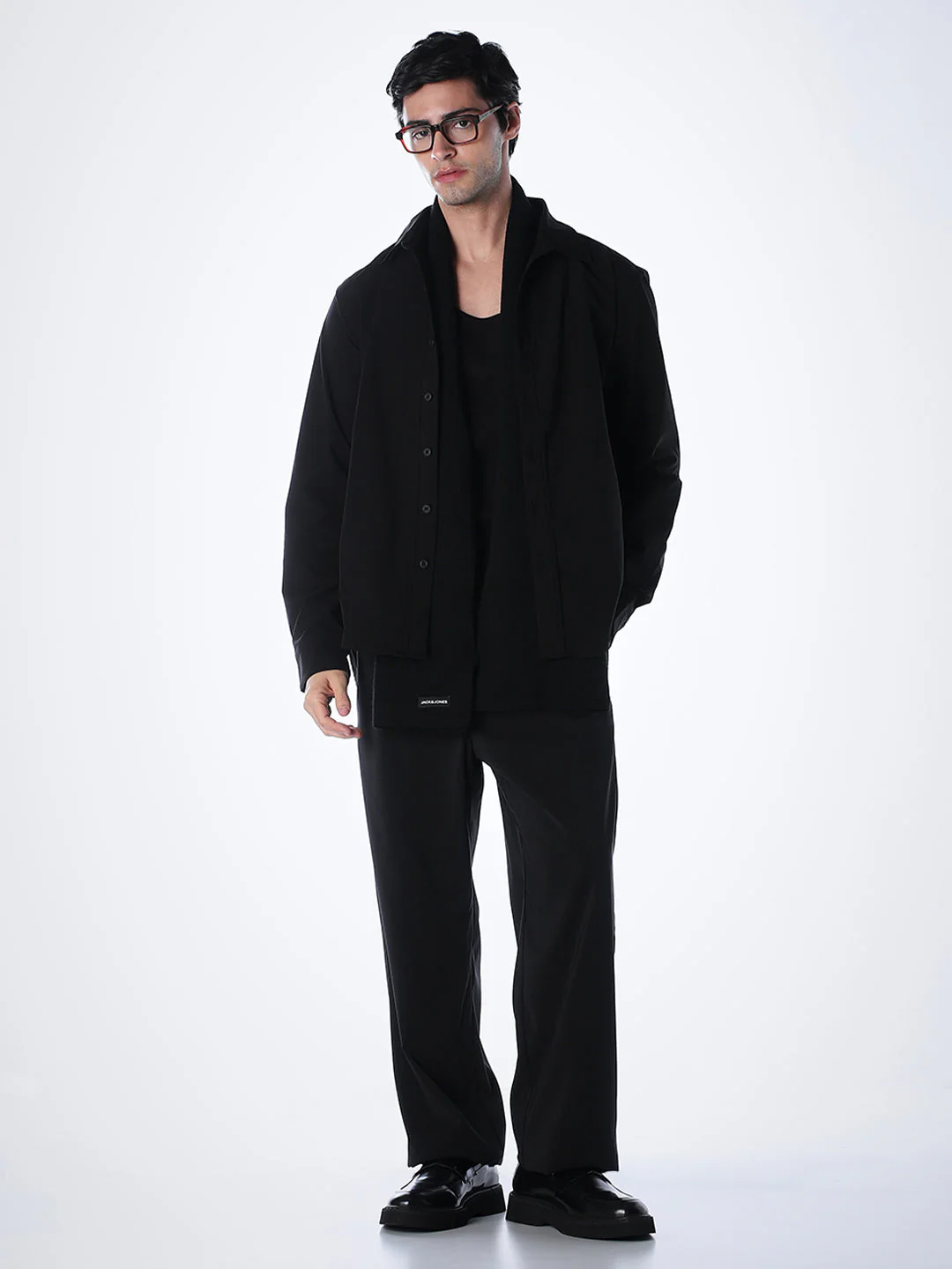 Regular Fit Black Shirt - Image 6