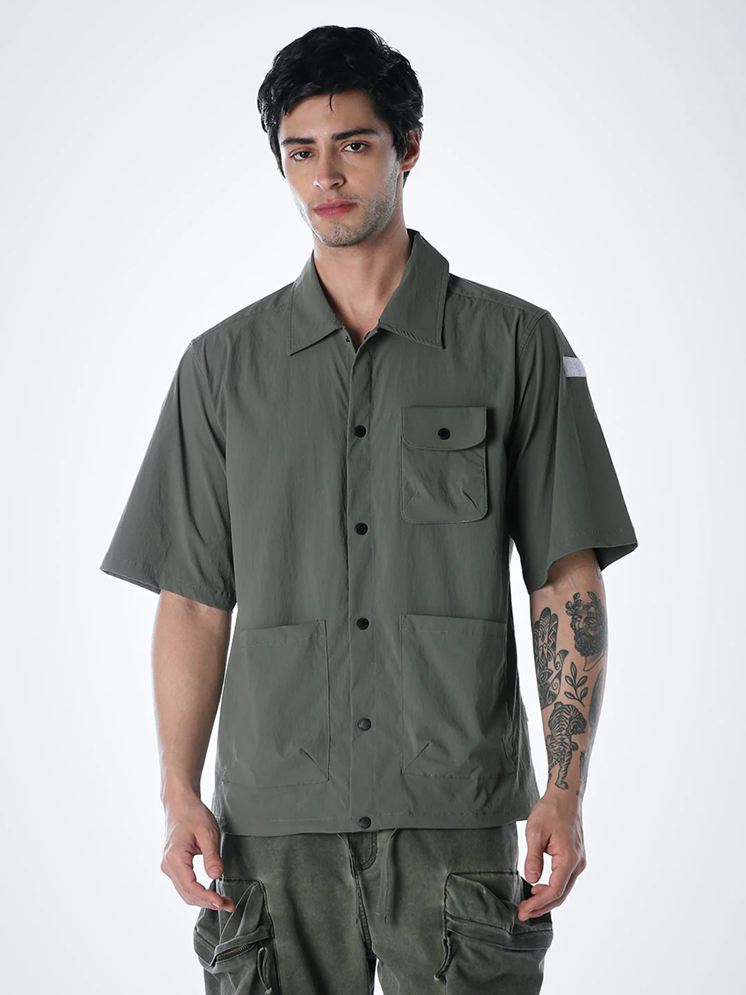 Oversized Grey Shirt - Image 2