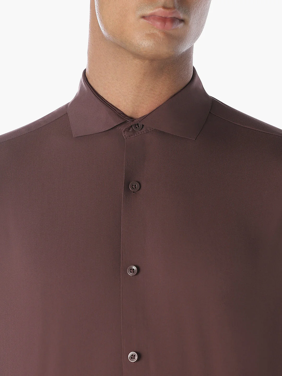 Slim Fit Full Sleeves Shirt - Image 5