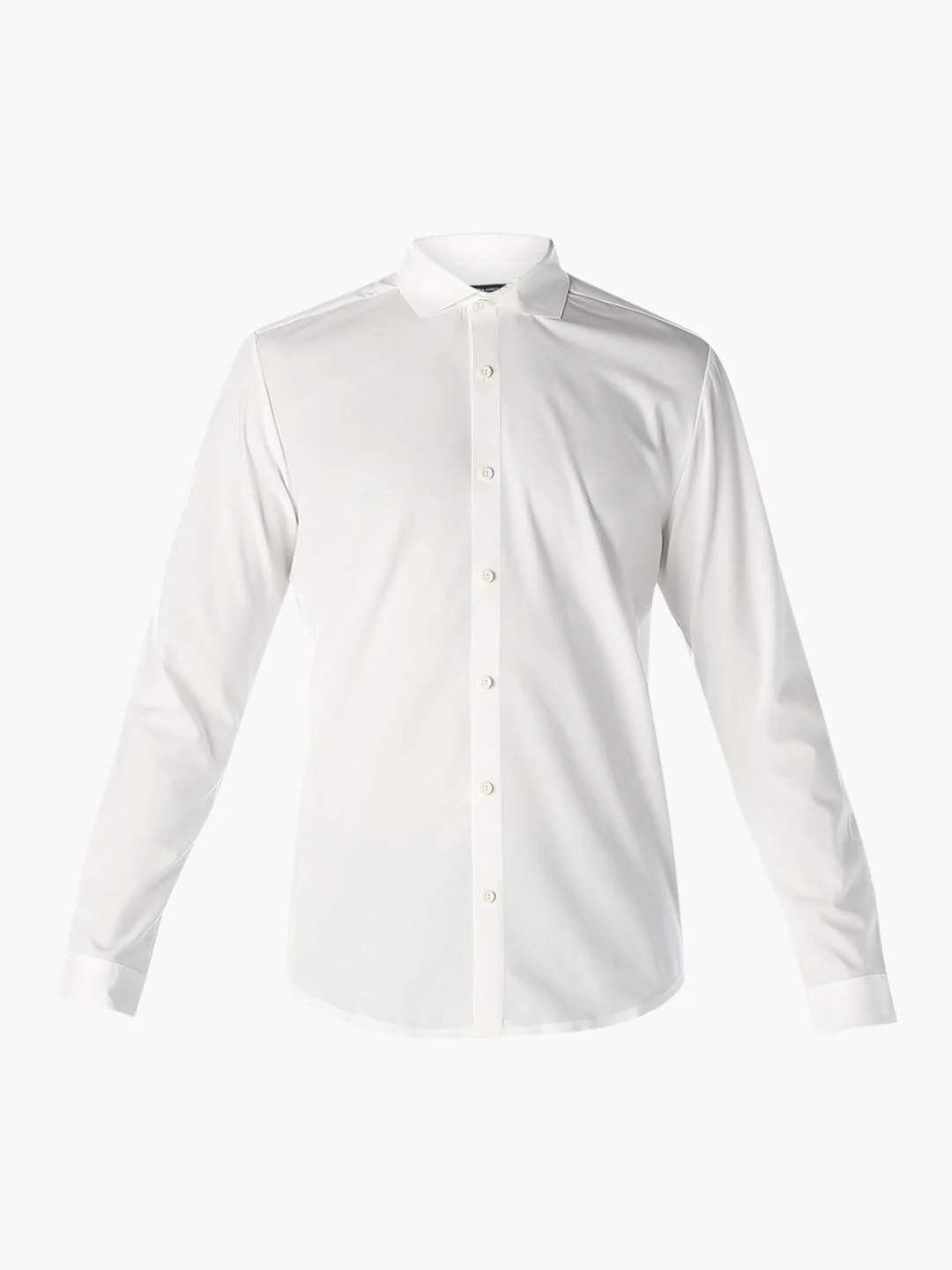 White Slim Fit Full Sleeves Shirt - Image 7
