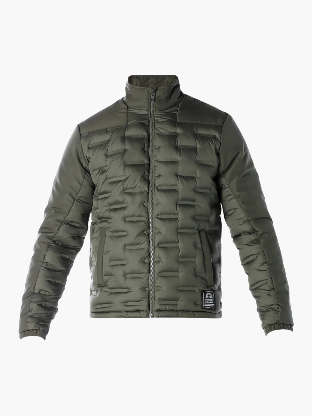 Quilted High Neck Winter Jacket - Image 7