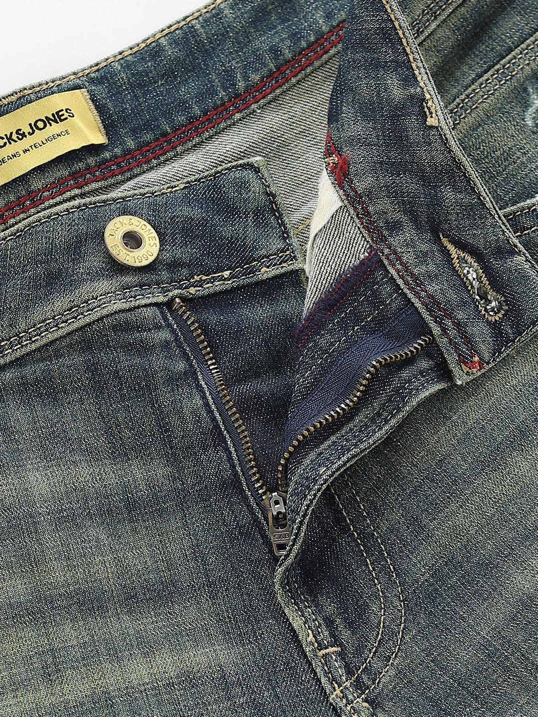 Distressed Clark Regular Fit Cropped Jeans - Image 5