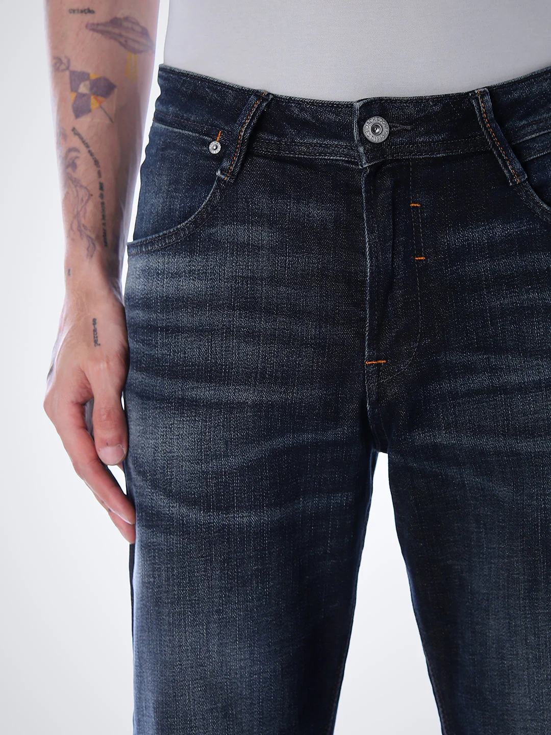 Cliff Bootcut Jeans - Dark Blue - Image 4