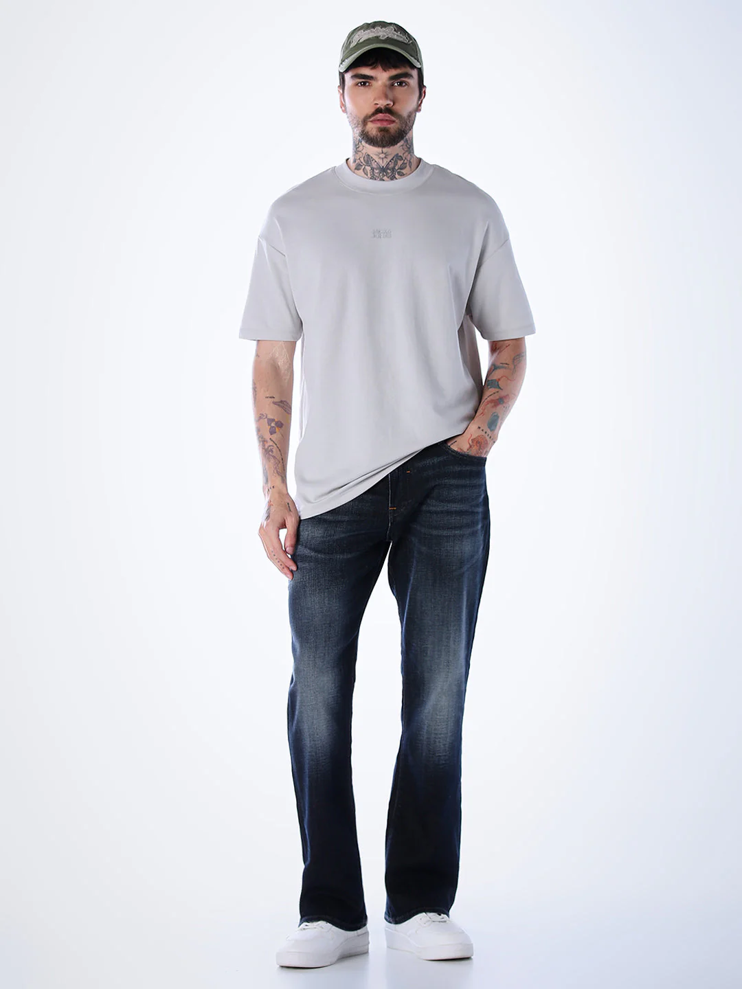 Cliff Bootcut Jeans - Dark Blue - Image 6