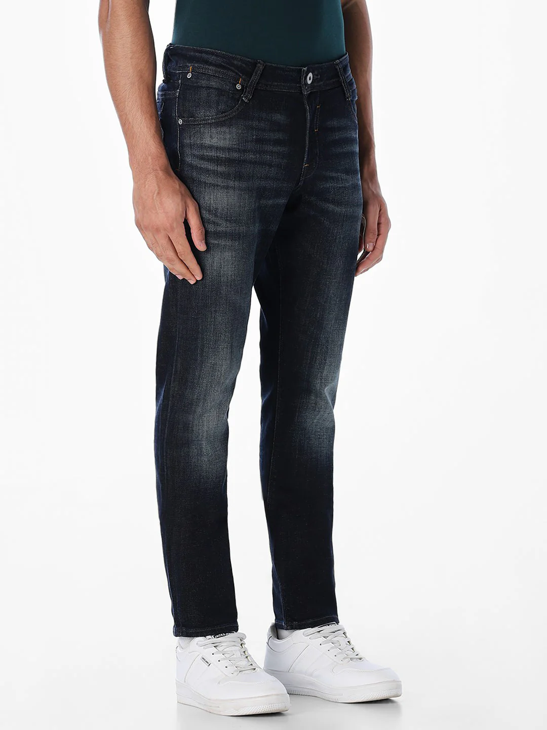 5 Pocket Washed Glenn Slim Fit Jeans - Image 2