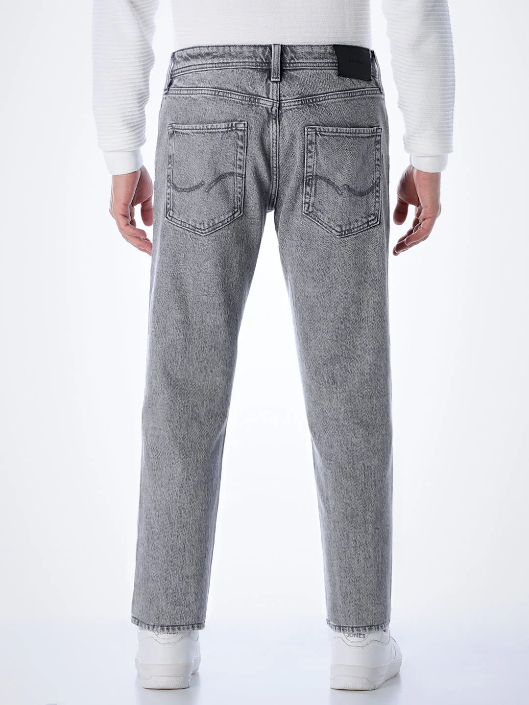 5 Pocket Cropped Tim Anti Fit Jeans - Image 3