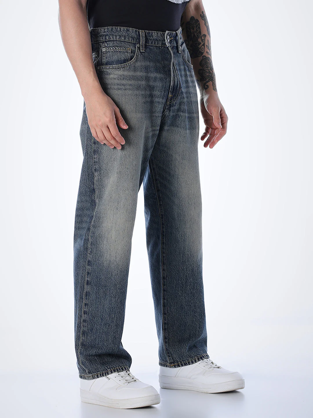 5 Pocket High Rise Dario Loose Fit Jeans - Image 2