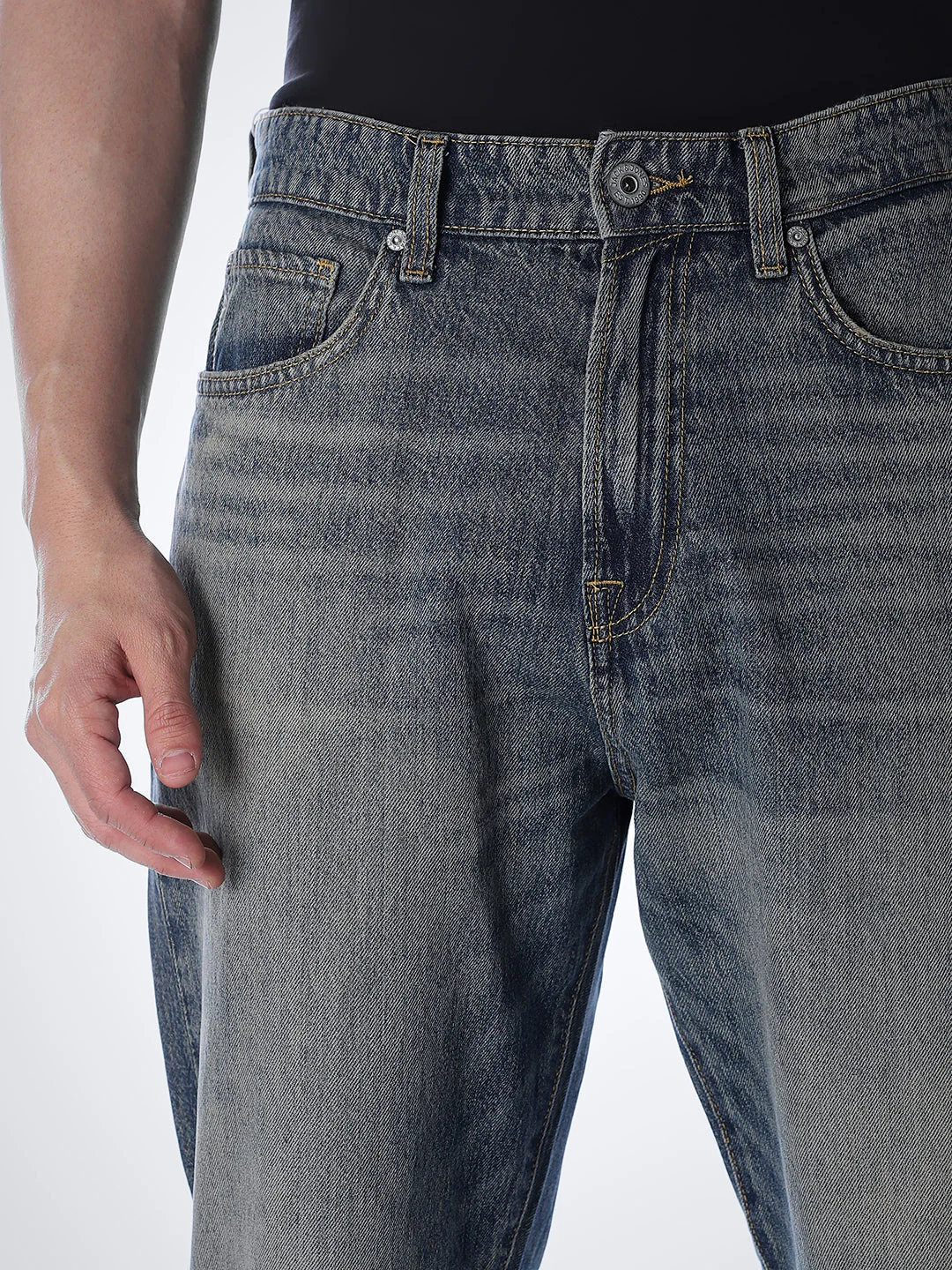 5 Pocket High Rise Dario Loose Fit Jeans - Image 4