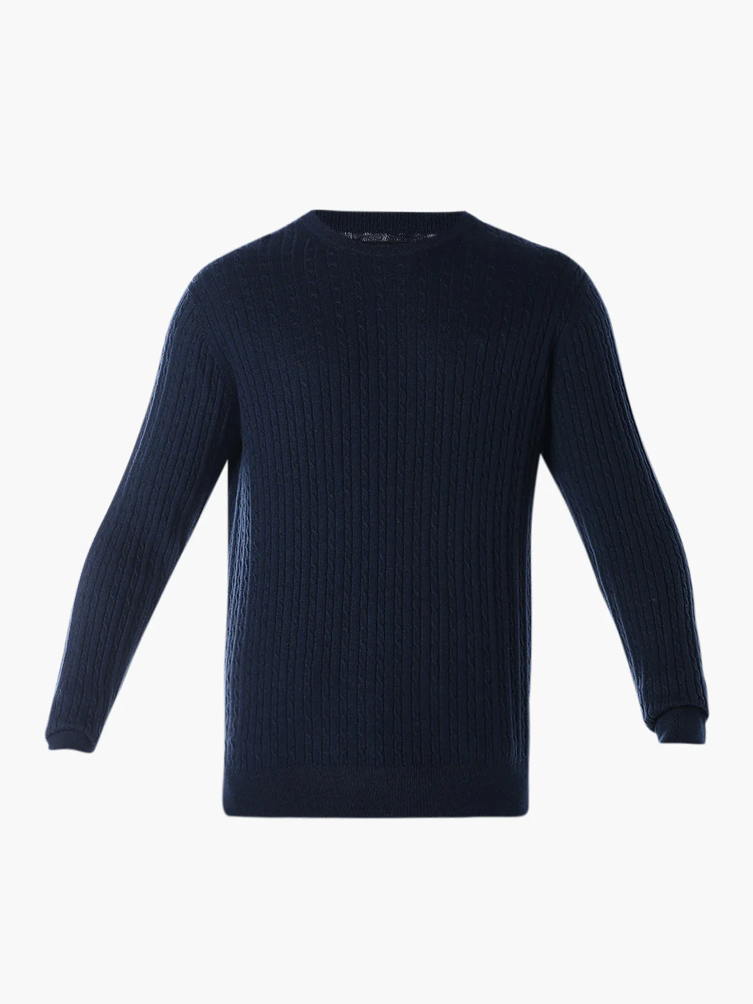 Navy Blue Slim Fit Pullover - Image 7