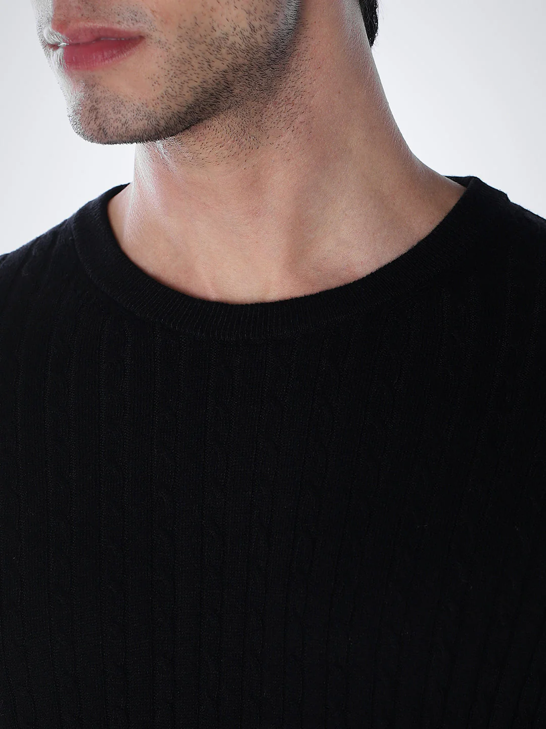 Black Slim Fit Pullover - Image 5