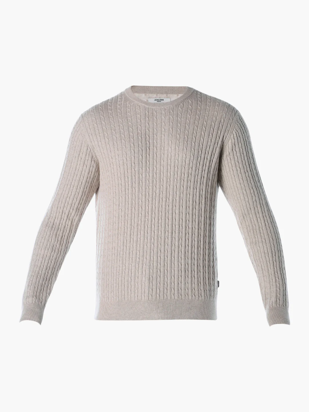 Beige Slim Fit Pullover - Image 7