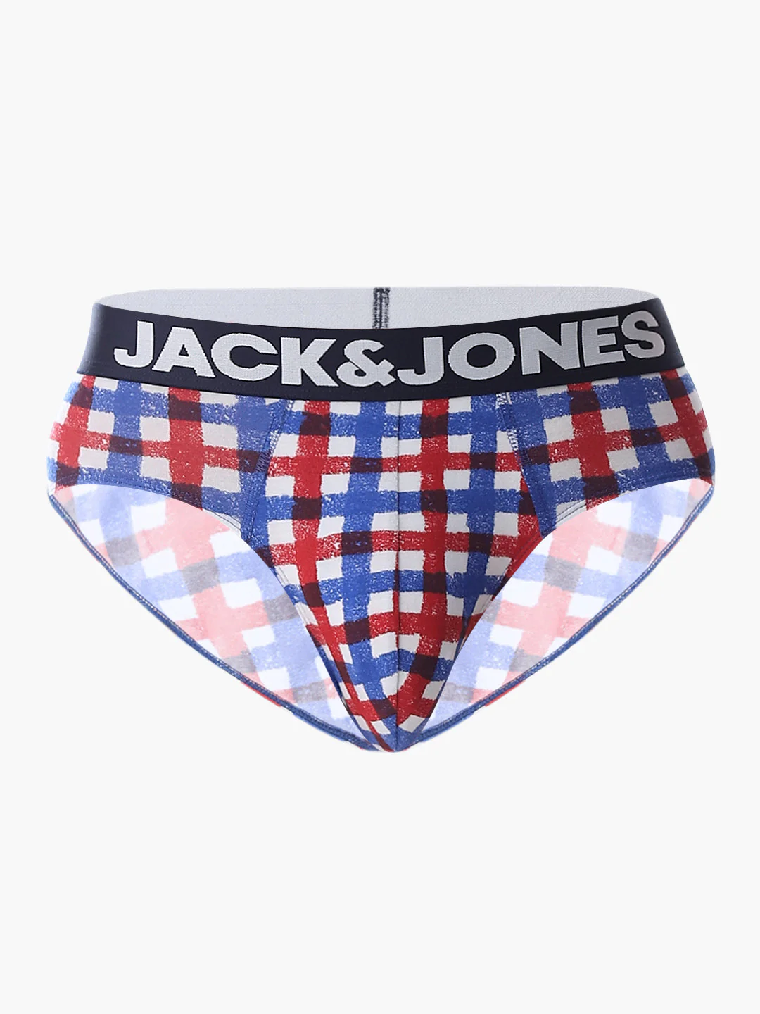 Blue Check Print Briefs - Image 6
