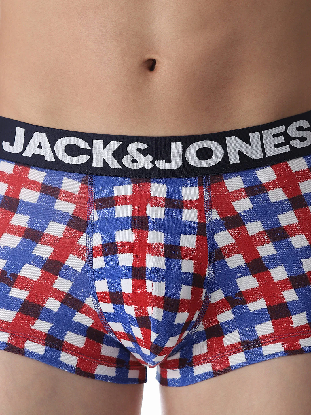 Blue Check Print Trunks - Image 4