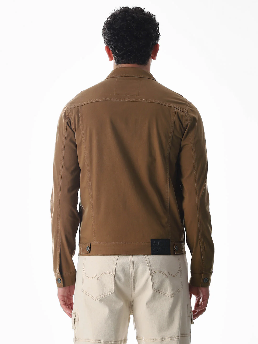 Dark Brown Cotton Jacket - Image 9