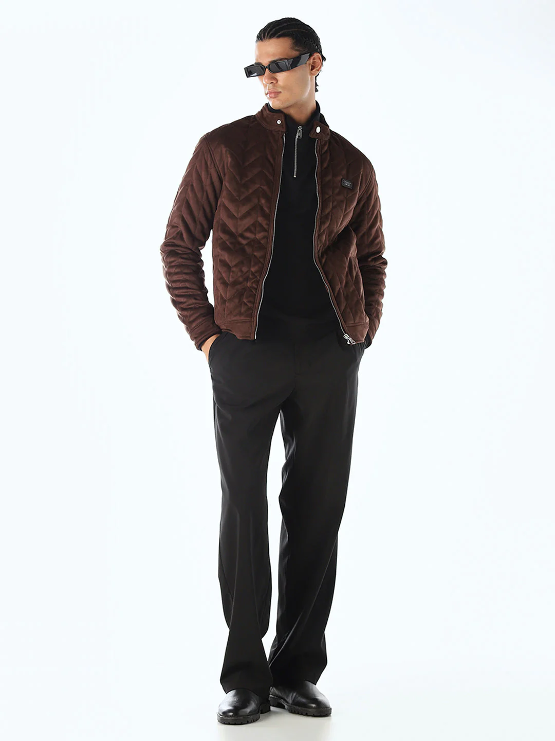 Premium Suede Zip-Up Jacket - Image 6