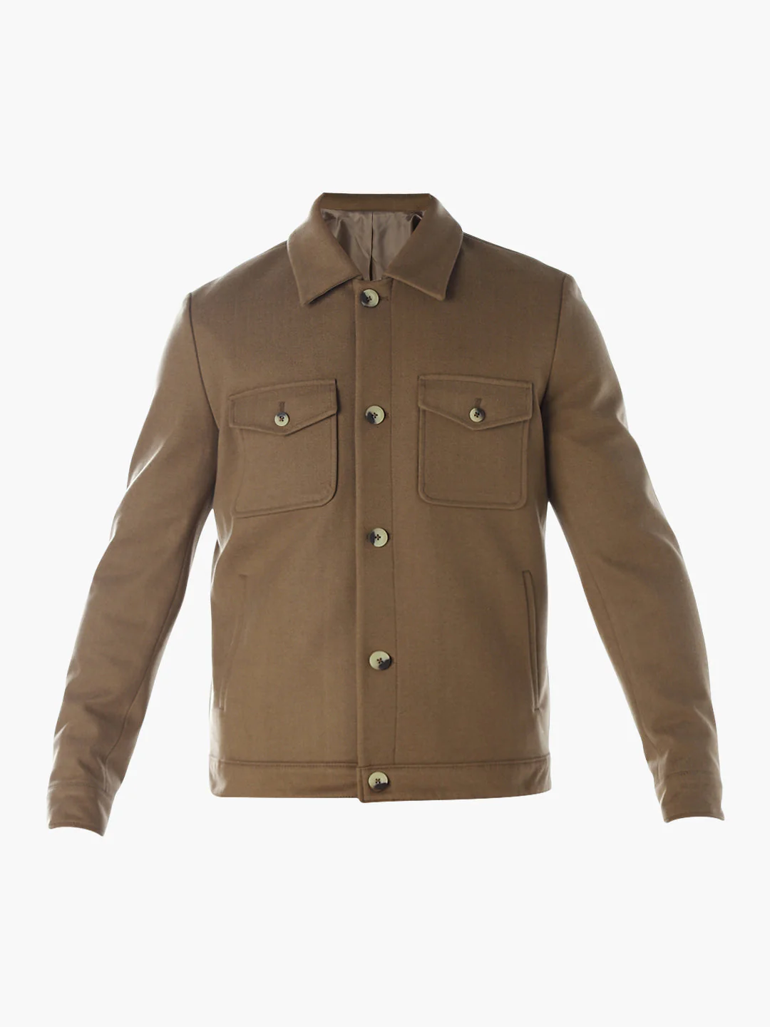 Striped Regular Fit Jacket - Brown - Image 7