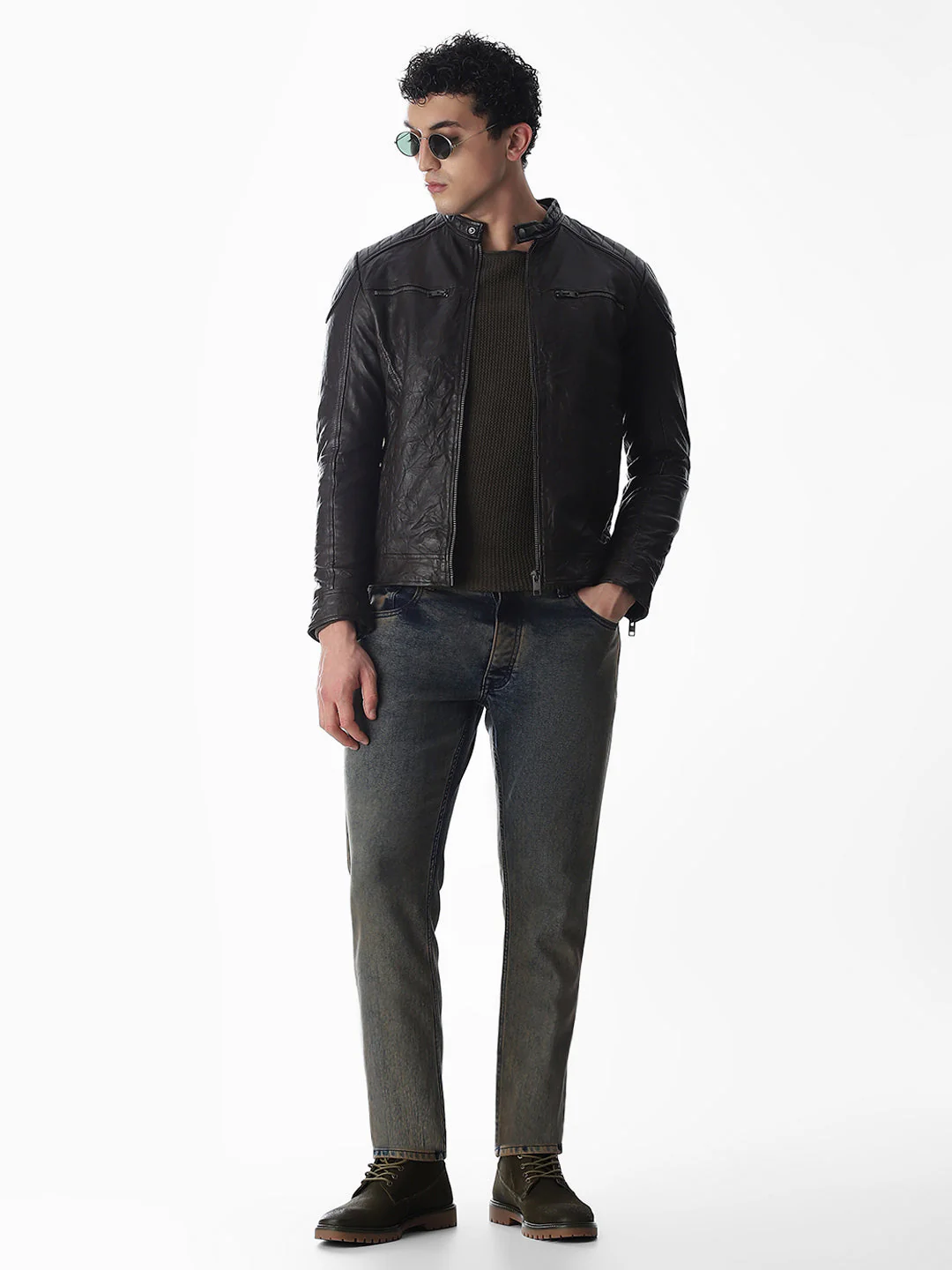 Dark Brown Premium Leather Jacket - Image 6
