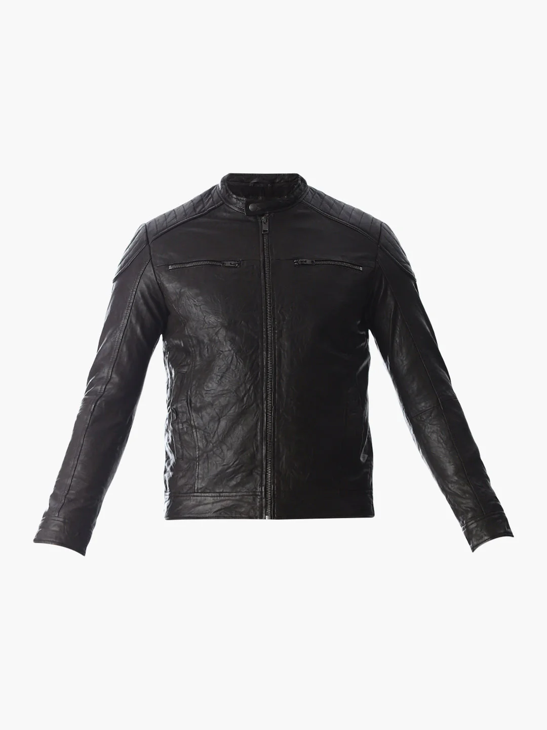 Dark Brown Premium Leather Jacket - Image 7