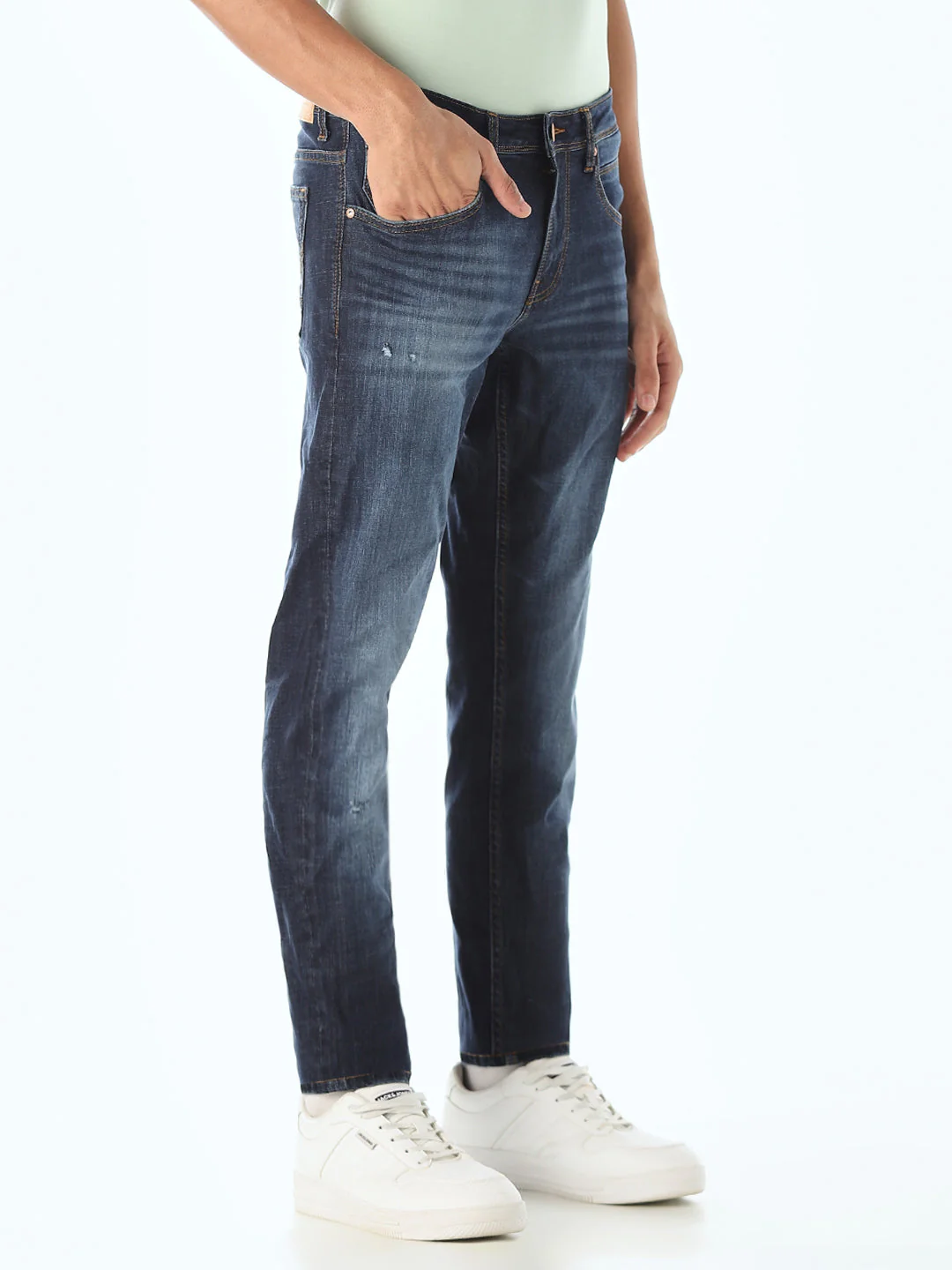 Dark Blue Glenn Slim Fit Jeans - Image 2