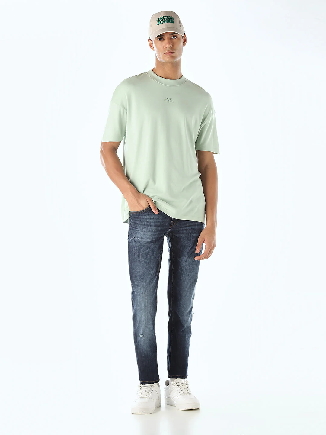 Dark Blue Glenn Slim Fit Jeans - Image 6