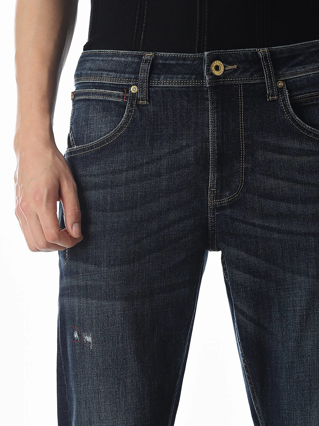 Mildly Distressed Glenn Slim Fit Jeans - Image 4