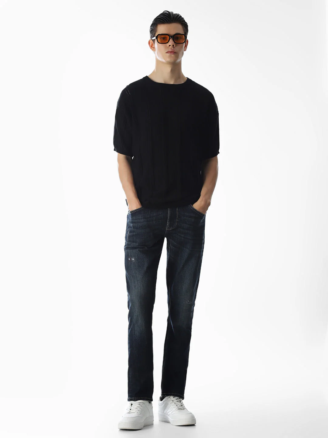 Mildly Distressed Glenn Slim Fit Jeans - Image 6