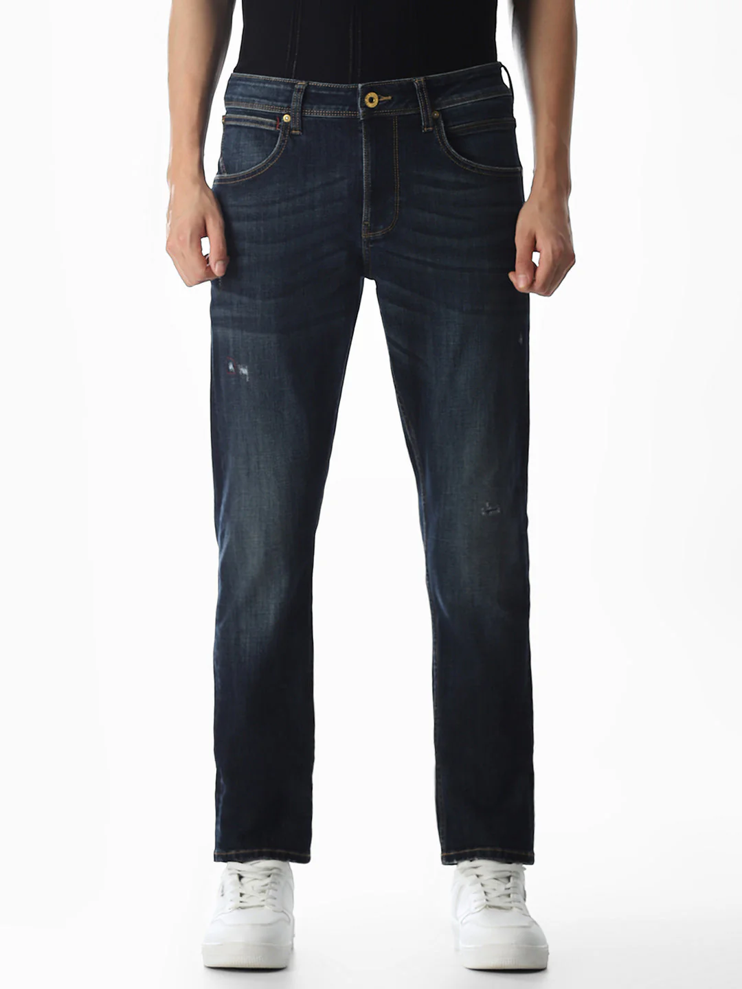 Mildly Distressed Glenn Slim Fit Jeans - Image 8