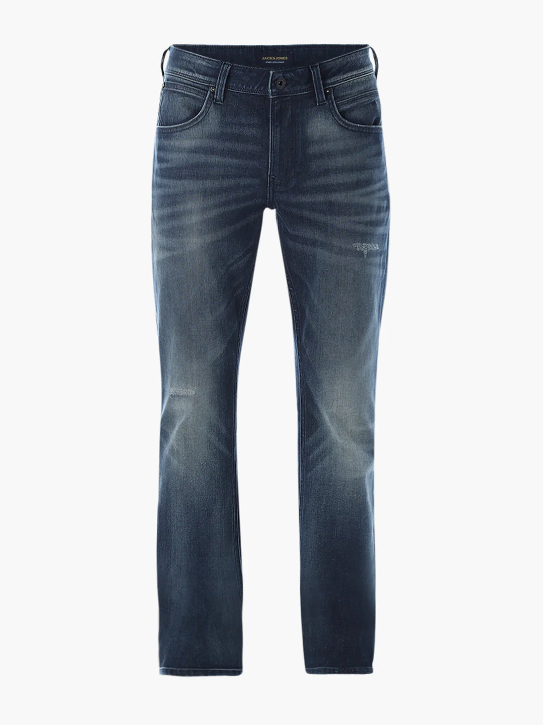 Clark Knitted Regular Fit Jeans - Blue - Image 7